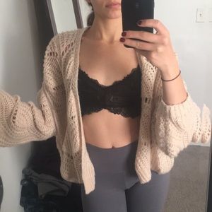 Chunky knit cardigan